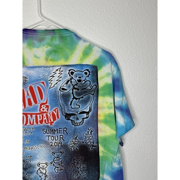 Dead And Company 2019 Tour T Shirt Mens Size Large Grateful Dead Tie Dye Hippie - Picture 9 of 16